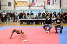 Corporal Srdjan Ristic broke the world record for push-ups