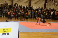 Corporal Srdjan Ristic broke the world record for push-ups