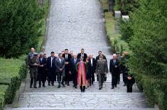 President of the Republic of Armenia laid a wreath at the Monument to the Unknown Hero on Mt. Avala