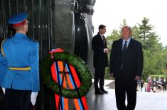 President of the Republic of Armenia laid a wreath at the Monument to the Unknown Hero on Mt. Avala