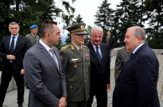 President of the Republic of Armenia laid a wreath at the Monument to the Unknown Hero on Mt. Avala