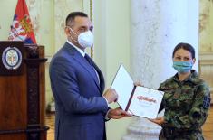 Minister Vulin: Serbia is immensely proud of the members of the Ministry of Defence and the Serbian Armed Forces