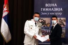 Ceremony on the occasion of graduation of the 44th class of the Military Grammar School