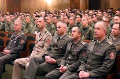 Lecture by the President of the Olympic Committee of Serbia at the Military Academy