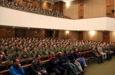 Lecture by the President of the Olympic Committee of Serbia at the Military Academy