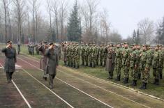 December class of soldiers took the oath