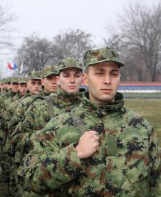 December class of soldiers took the oath
