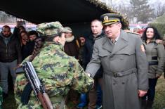 December class of soldiers took the oath