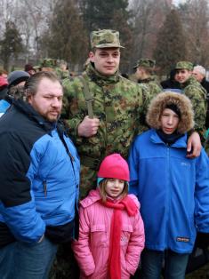 December class of soldiers took the oath