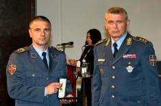 Memorial Medals Presented to the Members of the 126th Brigade of Air Surveillance, Early Warning and Guidance