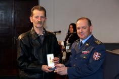 Memorial Medals Presented to the Members of the 126th Brigade of Air Surveillance, Early Warning and Guidance