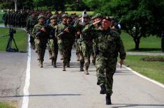 The President of the Republic and the Supreme Commander of the Serbian Armed Forces handed over military flags to the 72nd Special Operations Brigade and the 63rd Parachute Brigade