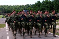 The President of the Republic and the Supreme Commander of the Serbian Armed Forces handed over military flags to the 72nd Special Operations Brigade and the 63rd Parachute Brigade