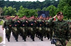 The President of the Republic and the Supreme Commander of the Serbian Armed Forces handed over military flags to the 72nd Special Operations Brigade and the 63rd Parachute Brigade