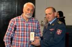 Memorial Medals Presented to the Members of the 126th Brigade of Air Surveillance, Early Warning and Guidance