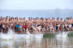 Military Academy Cadet, Sava Stanković First to Swim to the Holy Cross