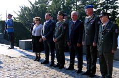 President of the Democratic Republic of Congo lays wreath at the Monument to the Unknown Hero