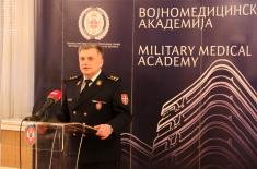 Marking the Day of the Military Medical Academy