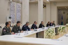 Meeting of Minister Vulin and Minister of Defence of Belarus General Khrenin