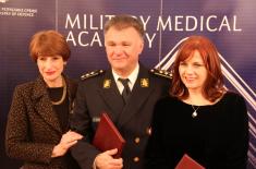 Marking the Day of the Military Medical Academy