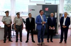 President Vučić: “Teleoptik-Žorpskopi” was a closed factory, but today, it thrives with great hope