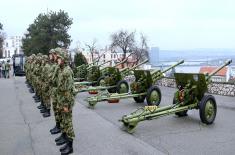 Fire Salute on the Occasion of the Statehood Day