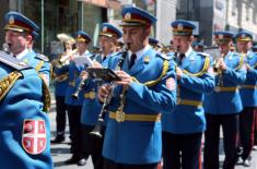 Promenadni defile Reprezentativnog orkestra i egzercir pripadnika Garde 