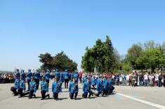 Promenadni defile Reprezentativnog orkestra i egzercir pripadnika Garde 