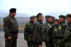 Minister Vulin: All members of the Serbian Armed Forces are prepared and motivated for every task