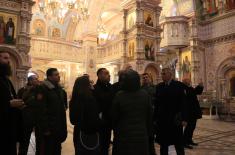 Minister Vulin Visited Belarusian Military Academy and “All Saints’” Church in Minsk