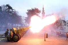 Fire Salute on the Occasion of the Statehood Day