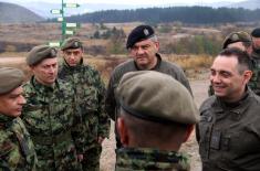 Minister Vulin: All members of the Serbian Armed Forces are prepared and motivated for every task