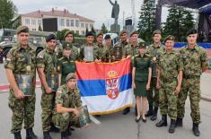 Serbian Armed Forces drivers won third place at International Army Games