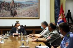 Meeting of the Minister of Defence with Future Defence Attachés