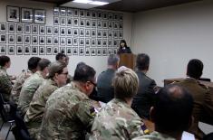 Амбасадорка Меклауд посетила Управу за војно здравство