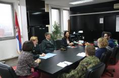 Visit of Slovenian military psychologists