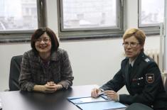 Visit of Slovenian military psychologists