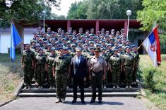 Испраћај контингента Војске Србије у мировну операцију MINUSCA