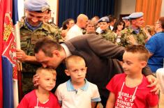 Sending off contingent of the Serbian Armed Forces to MINUSCA peacekeeping operation