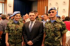 Sending off contingent of the Serbian Armed Forces to MINUSCA peacekeeping operation