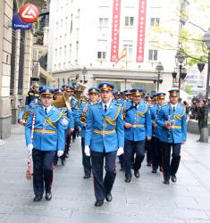 Ceremonial march of the military orchestra on the occasion of the SAF Day