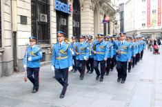 Ceremonial march of the military orchestra on the occasion of the SAF Day