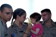 Cadets in a Humanitarian Action