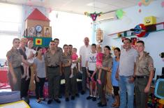 Cadets in a Humanitarian Action