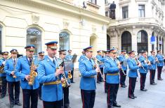 Ceremonial march of the military orchestra on the occasion of the SAF Day