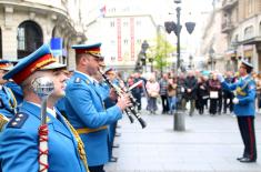 Ceremonial march of the military orchestra on the occasion of the SAF Day