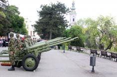 Honorary Salvo on the occasion of the Serbian Armed Forces Day