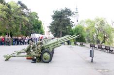 Honorary Salvo on the occasion of the Serbian Armed Forces Day