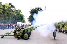 Honorary Salvo on the occasion of the Serbian Armed Forces Day