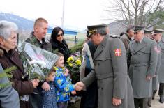 Members of the Serbian Armed Forces marked the Remembrance Day